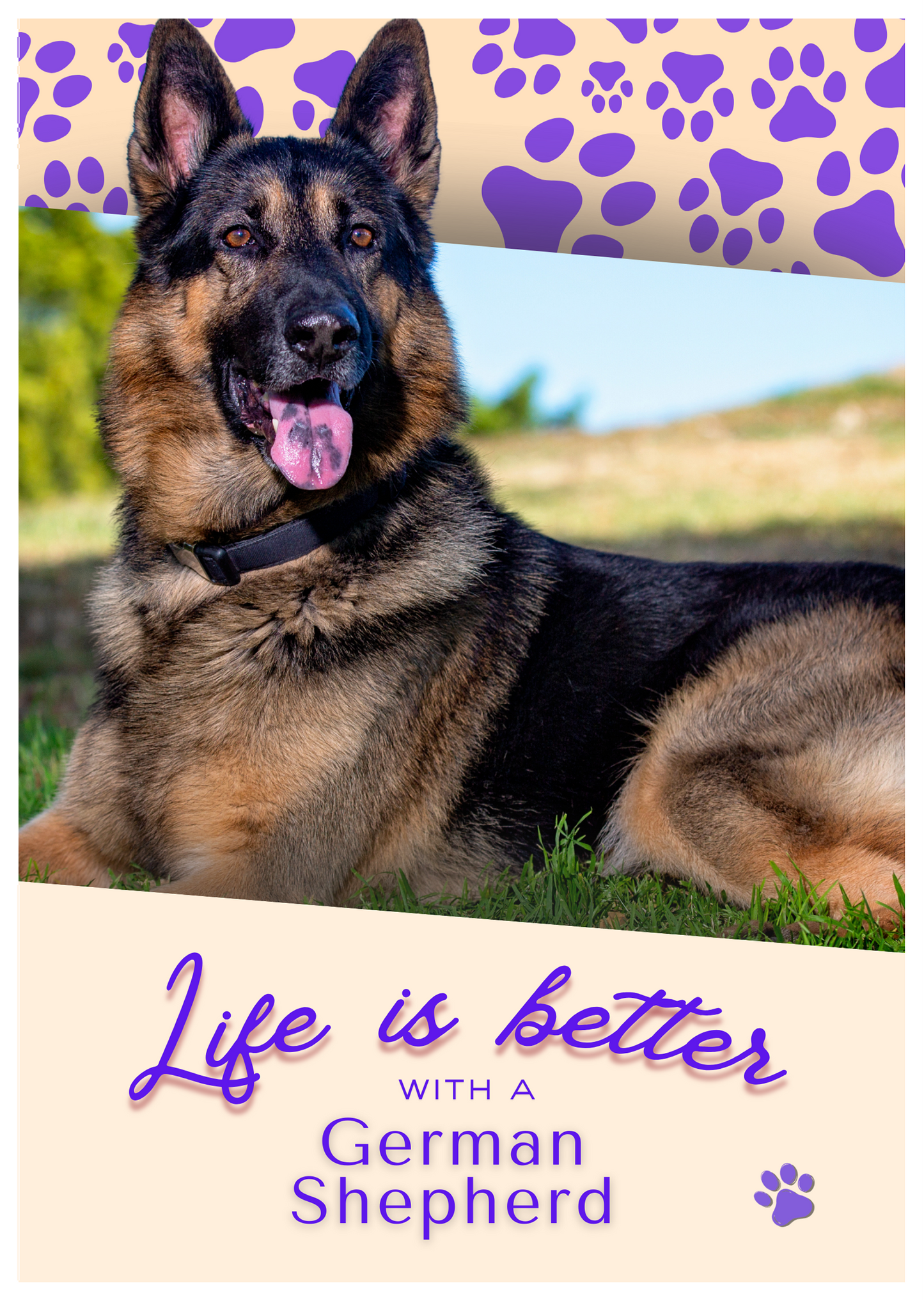 Notebook/Notepad (A5) - Dog - German Shepherd - Make a dog person smile!